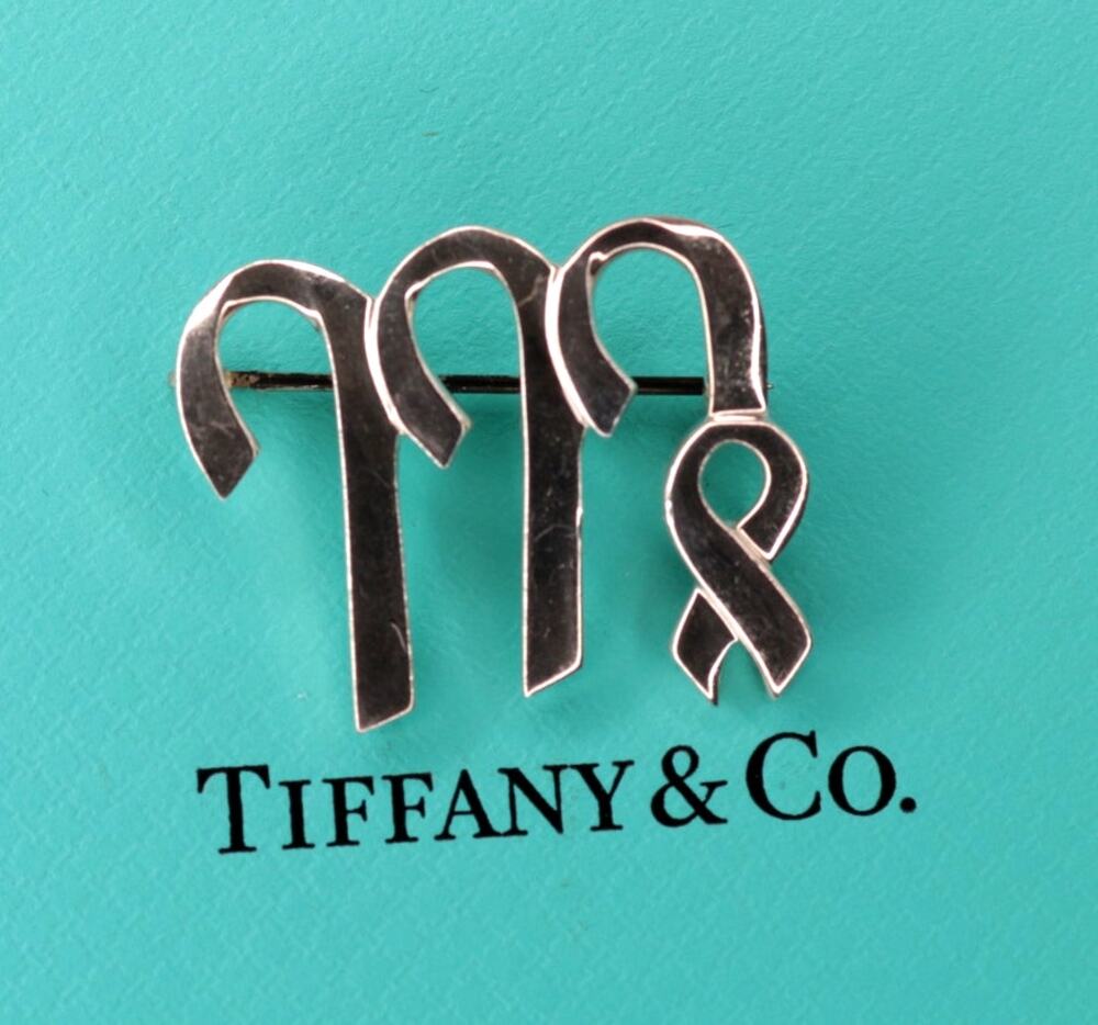 Tiffany & Co. Limited Edition Holiday Pin 925 Sterling Rare with Box and Pouch